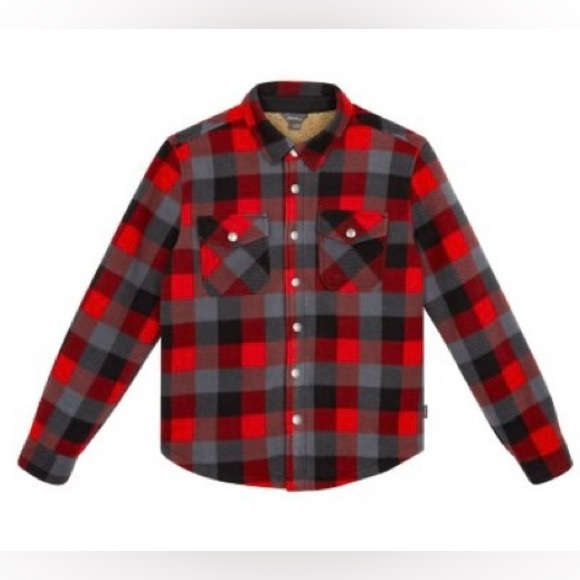 πHOST PICKππππNWT Eddie Bauer Faux Shearling Shirt Jacket Size 4/5 - Picture 1 of 4